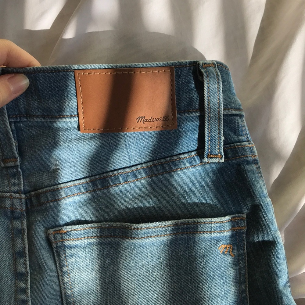 Madewell 9” Rise Distressed Skinny Jeans